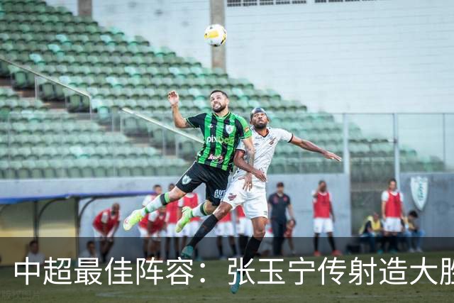 中超最佳阵容：张玉宁传射造大胜 斯坦丘一球制胜笑傲德比